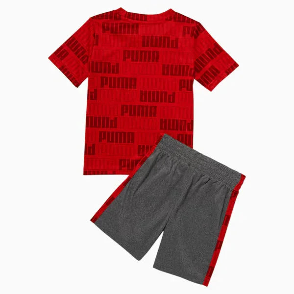 PUMA® - Puma® Baby Tee & Shorts Set – 2-Piece Outfit for Infants (0-9m)