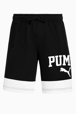 PUMA® - PUMA® Boys' Colorblock Logo Shorts – Black/White (Sizes 4-7)