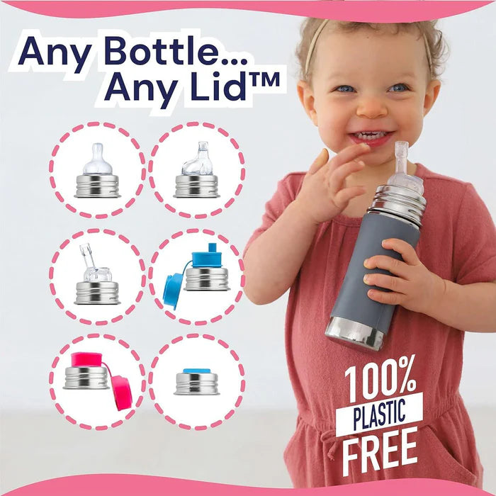 Gobelet à bec pour enfants en acier inoxydable Pura Kiki® - 325 ml