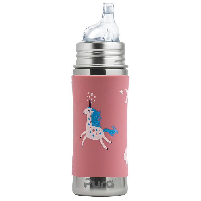 Gobelet à bec pour enfants en acier inoxydable Pura Kiki® - 325 ml