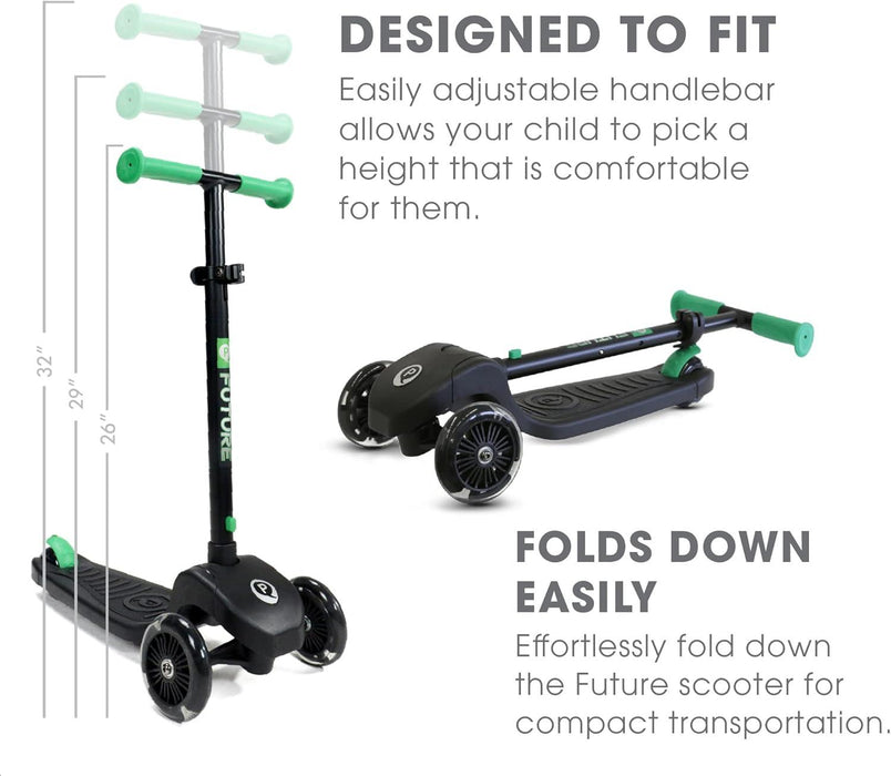 Q Play - Q Play Future LED Lights Kids Kick Scooter