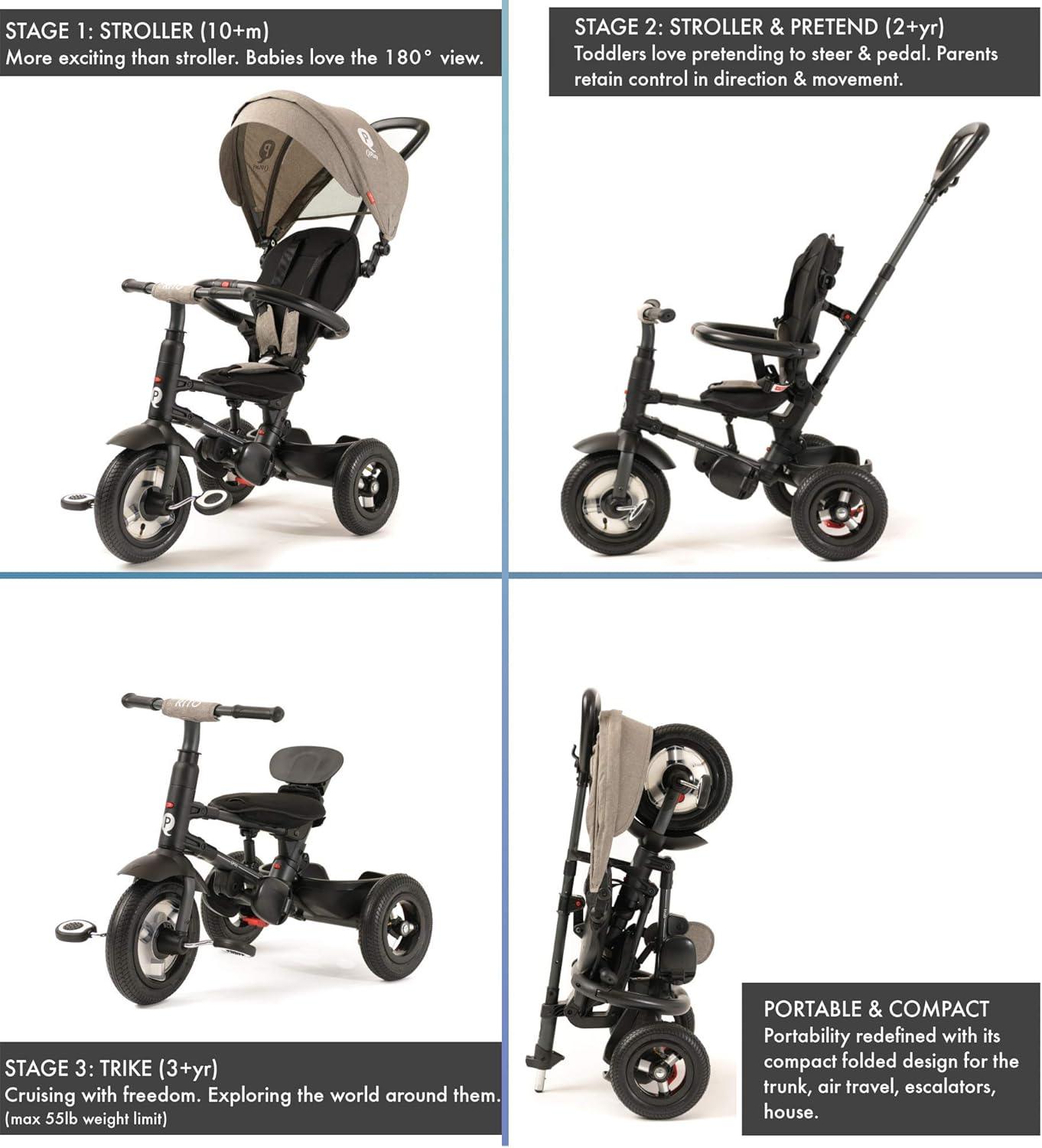 Q Play - Q Play Rito Plus Folding Stroller Trike