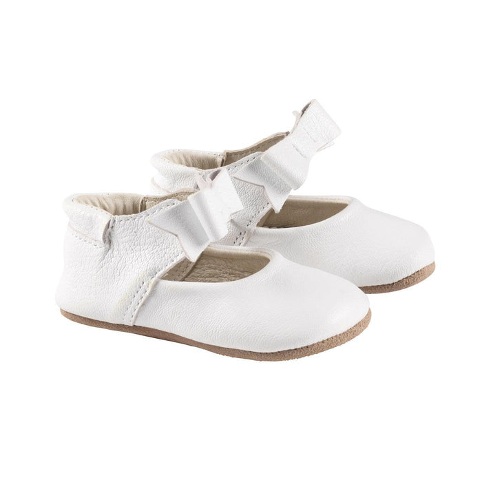 RazBaby - Robeez First Kicks - Sofia Baby Shoes - White
