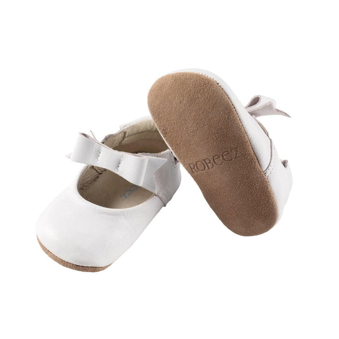 RazBaby - Robeez First Kicks - Sofia Baby Shoes - White