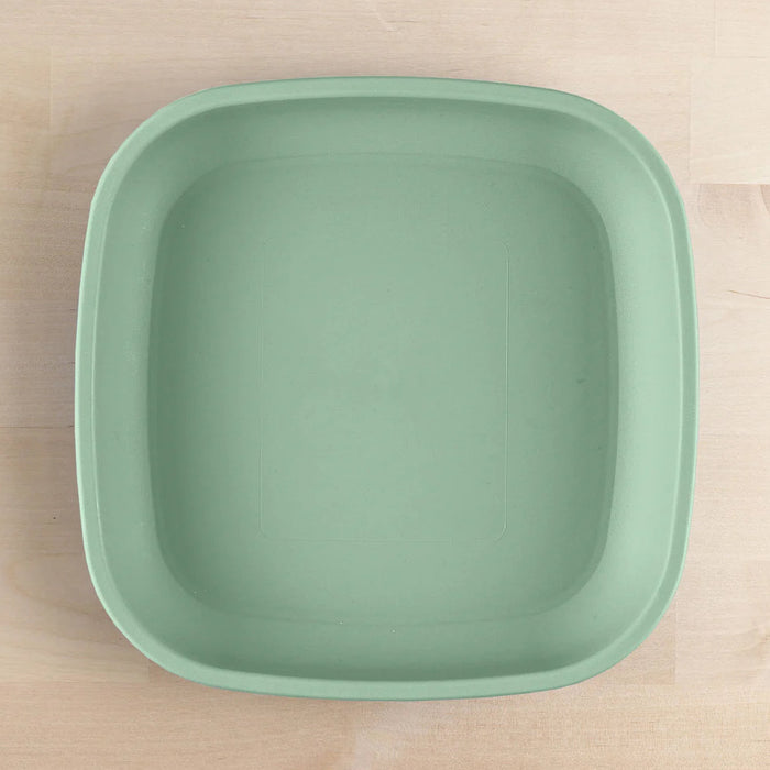 Re-Play Recycled Small Flat Plastic Plate - 7in./19cm