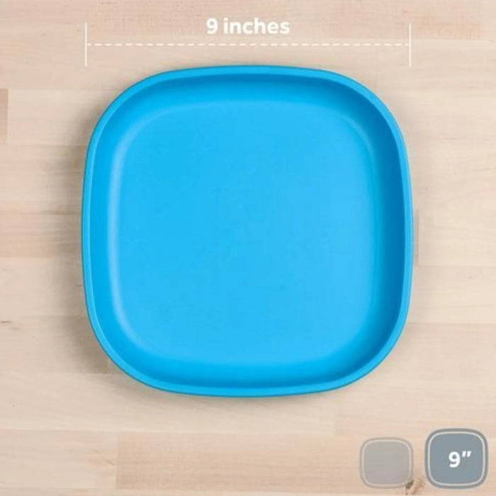 Re-Play Recycled Large Plastic Flat Plate - 9in./23cm