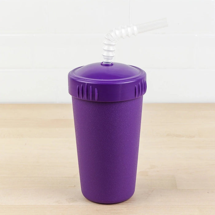 Re-Play Recycled Plastic Straw Cup with Lid & Straw
