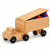Semi-trailer truck ride-on maple wood toy - 401
