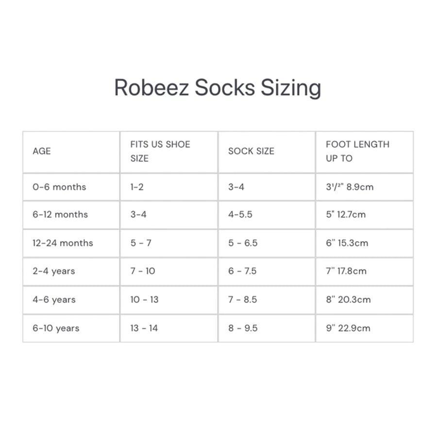 Robeez® - Robeez Baby & Toddler Crew Socks - Pack of 6 Pairs- White