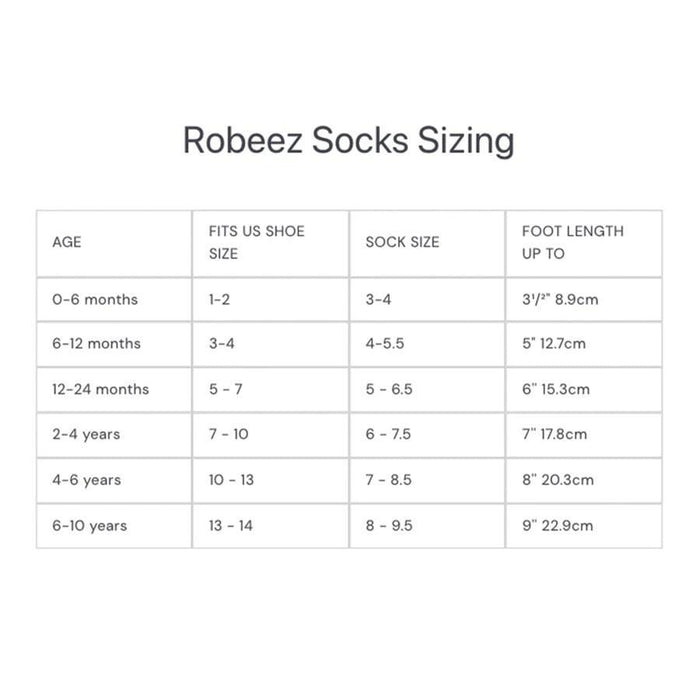 Robeez® - Robeez Baby & Toddler Crew Socks - Pack of 6 Pairs- White