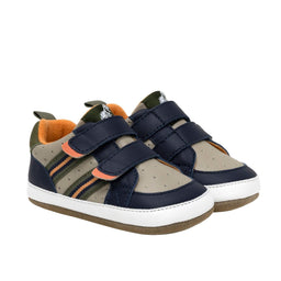 Robeez® - Robeez Boys Brooks - Navy Leather First Kicks