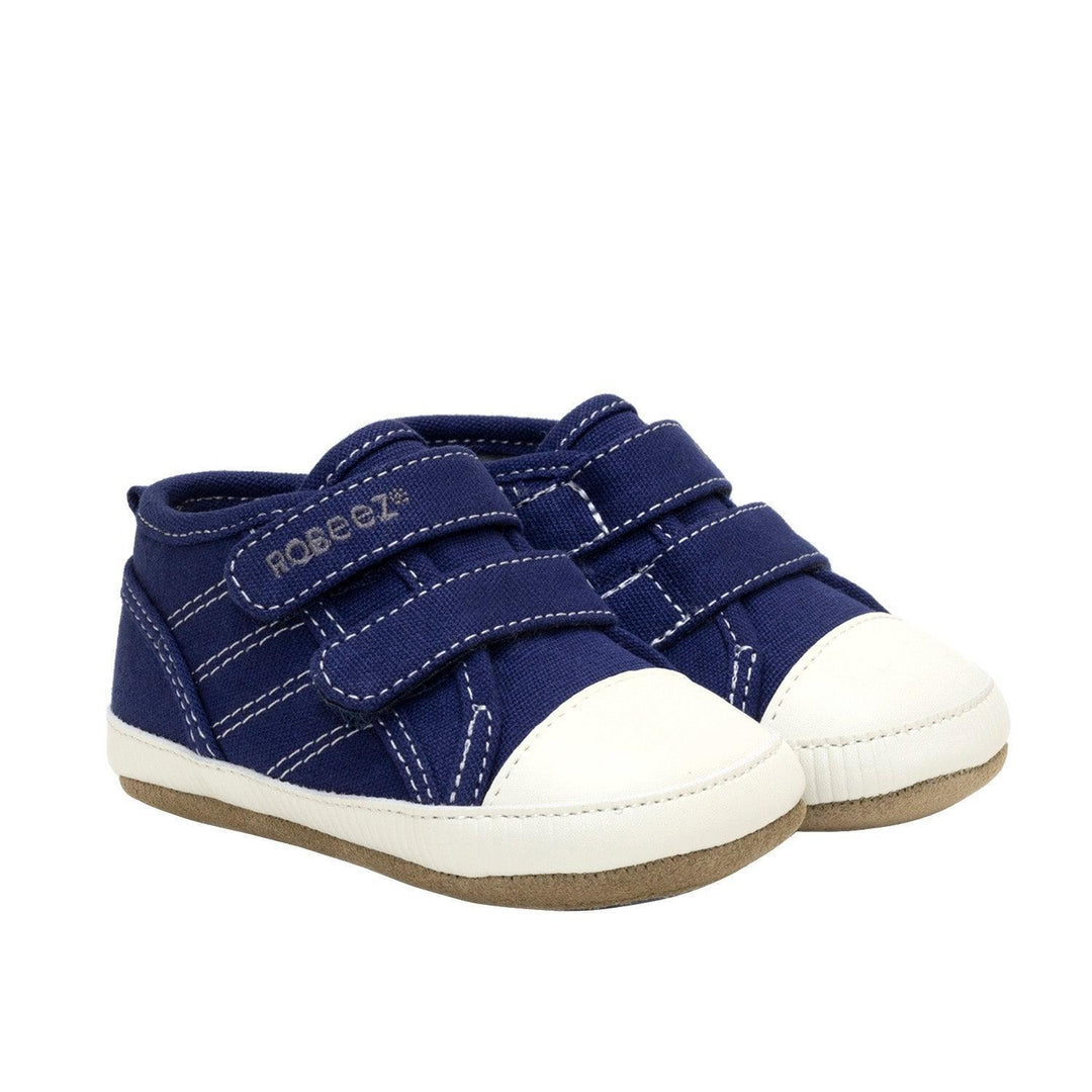 Robeez® - Robeez Boys Joey - Navy Leather First Kicks