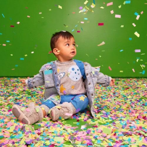 Robeez® - Robeez Classic Snap Bootie-Cozy Shea Charcoal Grey