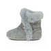 Robeez® - Robeez Classic Snap Bootie-Cozy Shea Charcoal Grey