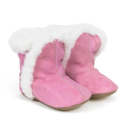 Robeez® - Robeez Girls Classic Bootie Pink Soft Soles