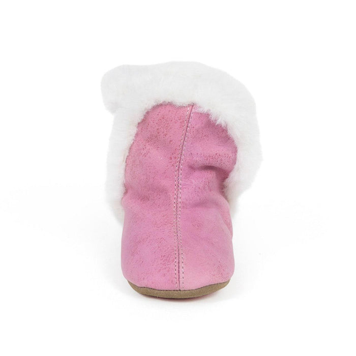 Robeez® - Robeez Girls Classic Bootie Pink Soft Soles