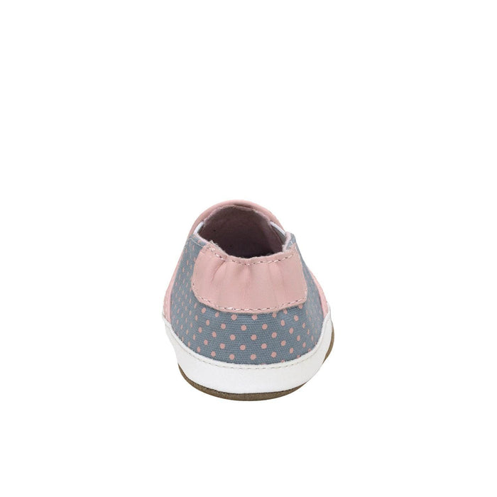 Robeez® - Robeez Girls Soft Soles Polka Dot Polly - Grey