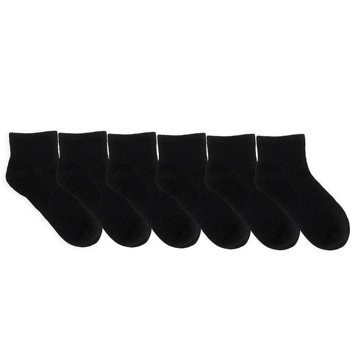 Robeez® - Robeez Kids Ankle Socks - Pack of 6 Pairs- Black
