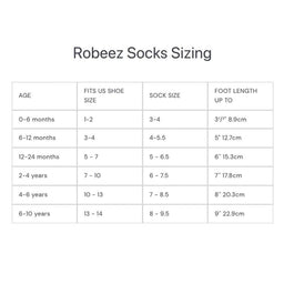 Robeez® - Robeez Kids Crew Socks - Pack of 6 Pairs- Black