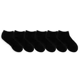 Robeez® - Robeez Kids No Show Summer Socks - Pack of 6 Pairs- Balck