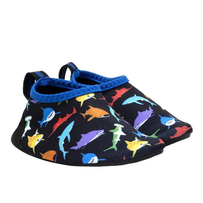 Robeez® - Robeez Multi Sharks Aqua Shoes in Black