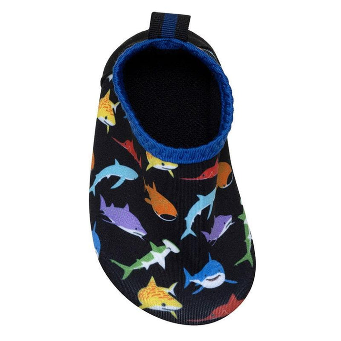Robeez® - Robeez Multi Sharks Aqua Shoes in Black