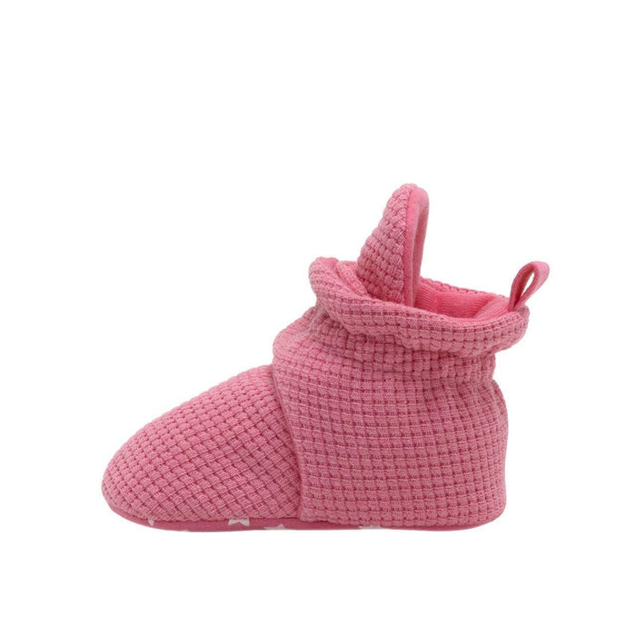 Robeez® - Robeez Ro+Me Snap Bootie Waffle Pink