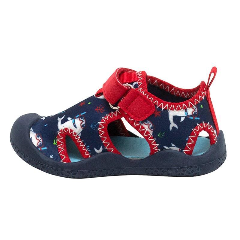 Robeez® - Robeez Shark Bite Water Shoes Navy