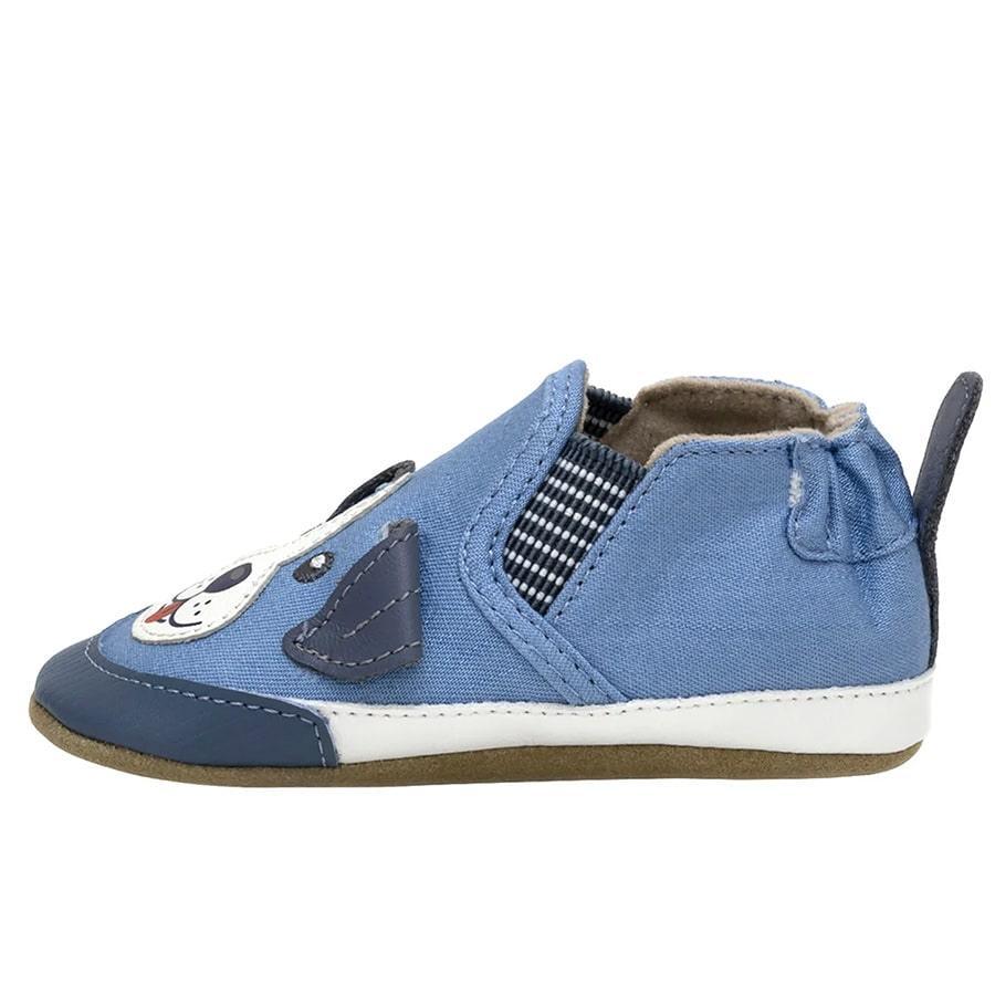 Robeez® - Robeez Soft Sole Baby Shoes - Doug the Puppy - Blue