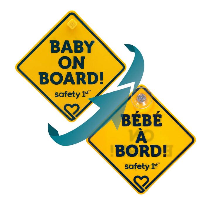 Safety 1st® Bilingual Baby On Board Sign