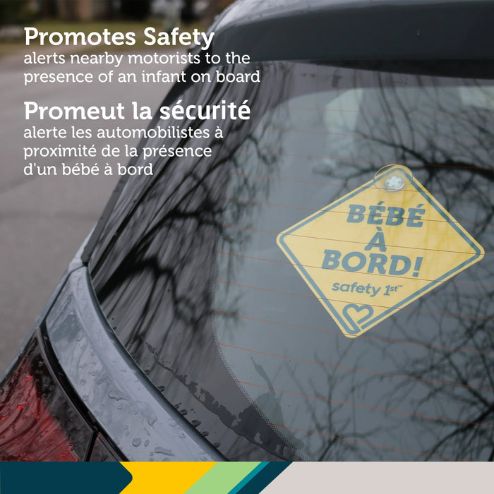 Safety 1st® Bilingual Baby On Board Sign