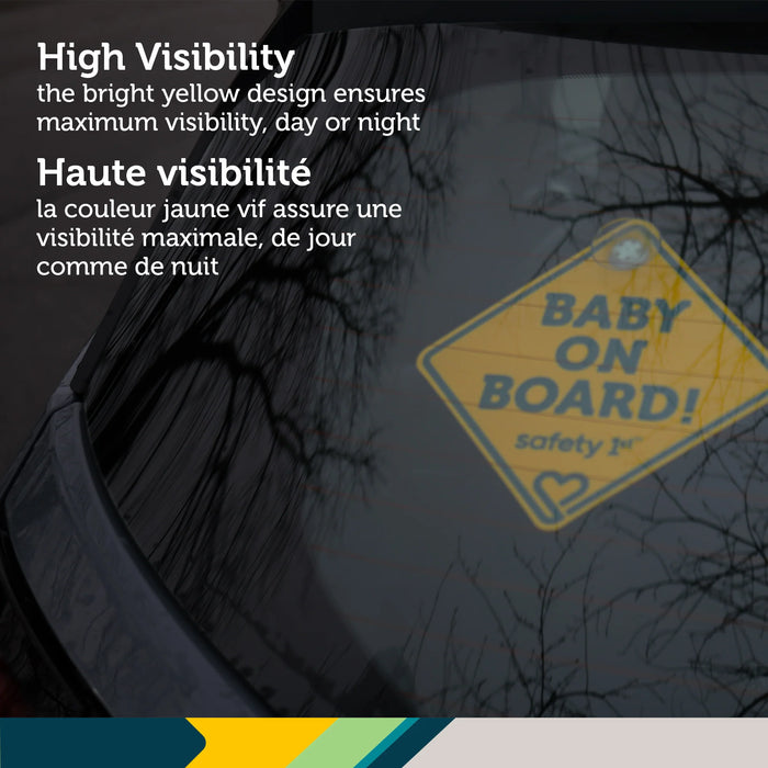 Safety 1st® Bilingual Baby On Board Sign