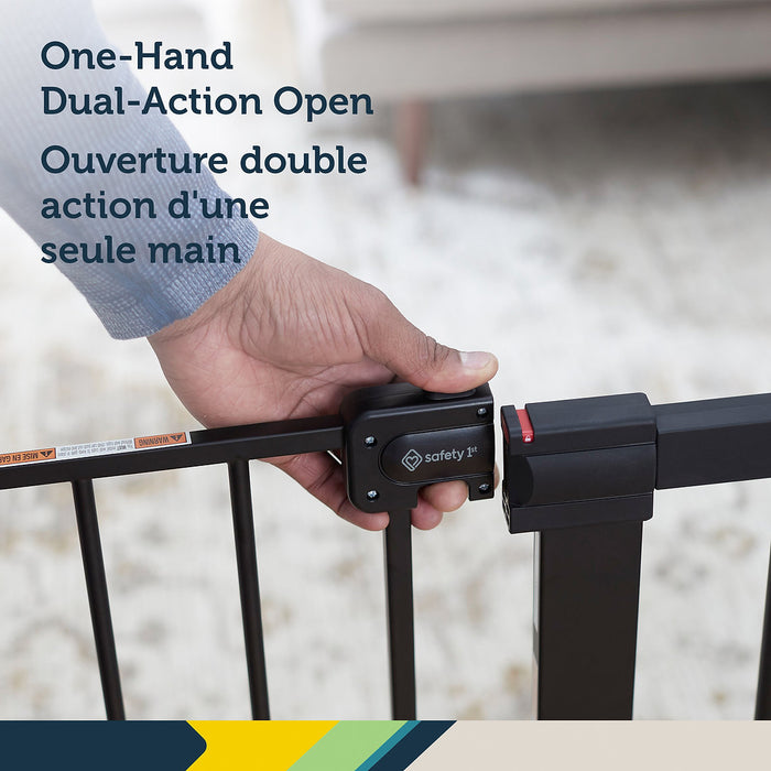 Barrière métallique facile à installer de Safety 1st®
