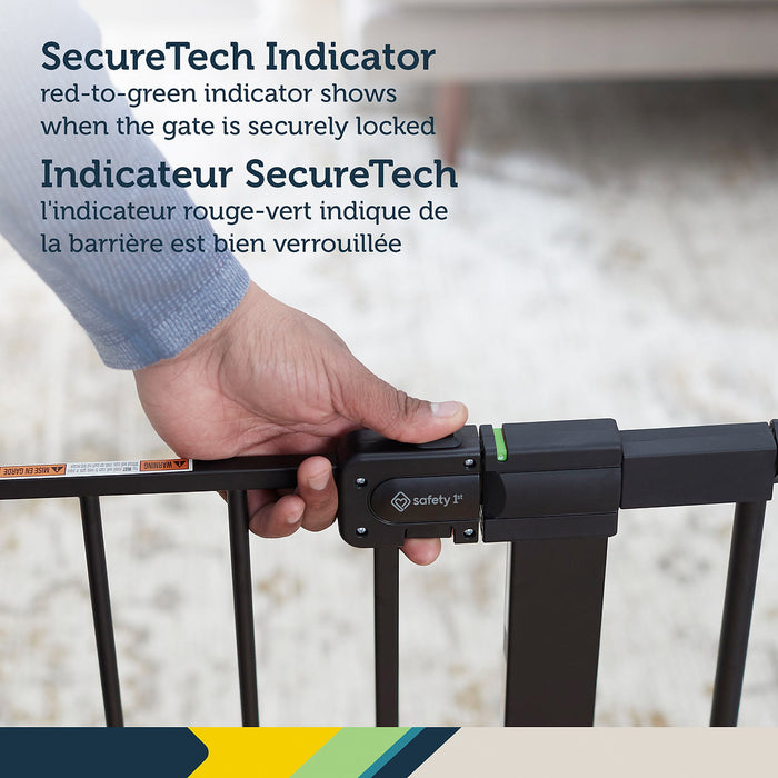 Barrière métallique facile à installer de Safety 1st®