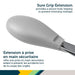 Close-up of baby nail clipper with gray Sure Grip Extension for safe and easy nail trimming