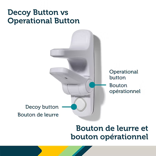 Serrure à levier OutSmart de Safety 1st – Serrure de sécurité à levier de porte à l'épreuve des enfants