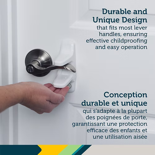 Serrure à levier OutSmart de Safety 1st – Serrure de sécurité à levier de porte à l'épreuve des enfants