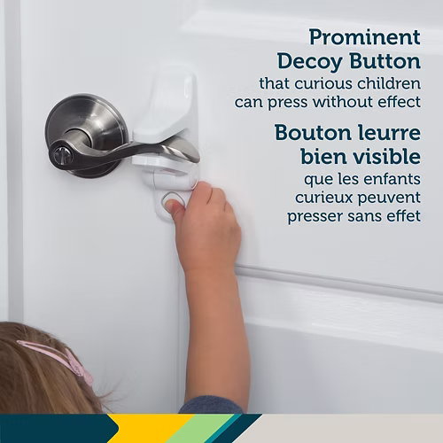 Serrure à levier OutSmart de Safety 1st – Serrure de sécurité à levier de porte à l'épreuve des enfants