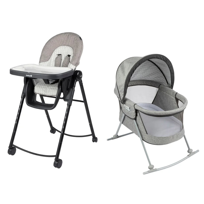 Safety 1st® Pathways Home 2-Piece High Chair & Rocking Bassinet Set