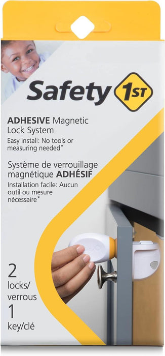 Safety 1st® - Safety 1st Adhesive Magnetic Lock 3pc Kit - White - 3 pcs