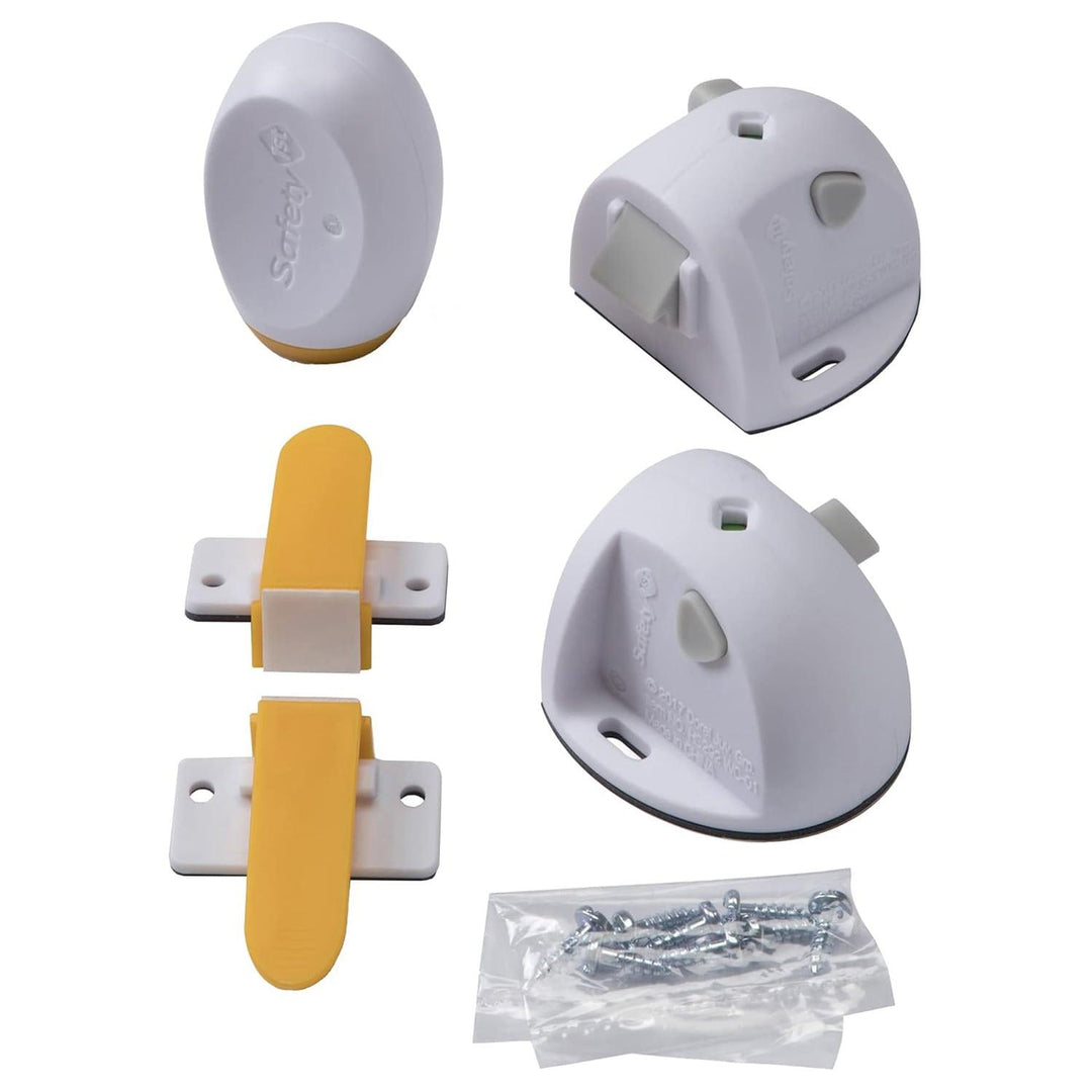 Safety 1st® - Safety 1st Adhesive Magnetic Lock 3pc Kit - White - 3 pcs