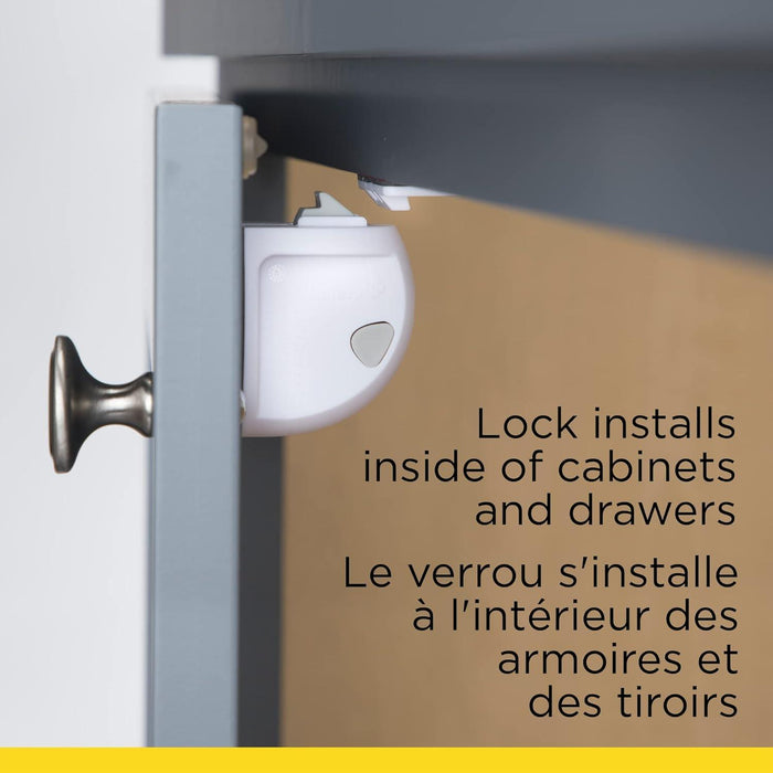 Safety 1st® - Safety 1st Adhesive Magnetic Lock 3pc Kit - White - 3 pcs