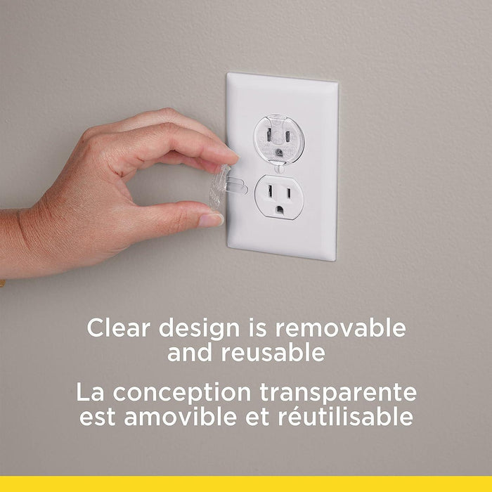 Safety 1st® - Safety 1st Crystal Clear Plug Protectors-12pk