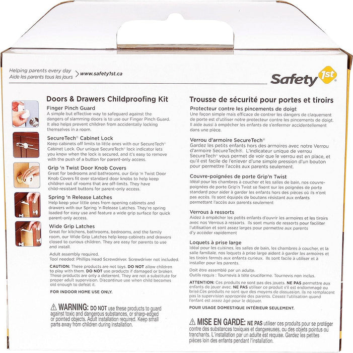 Safety 1st® - Safety 1st Doors & Drawers Child Proofing Kit - 26pcs