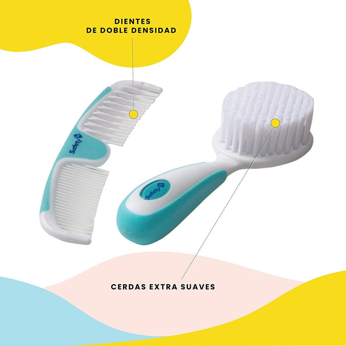 Safety 1st® - Safety 1st Easy Grip Baby Brush & Comb Set