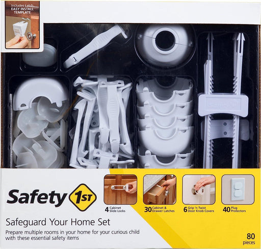 Safety 1st® - Safety 1st HS2650300 Home Safeguarding Set - 80pcs