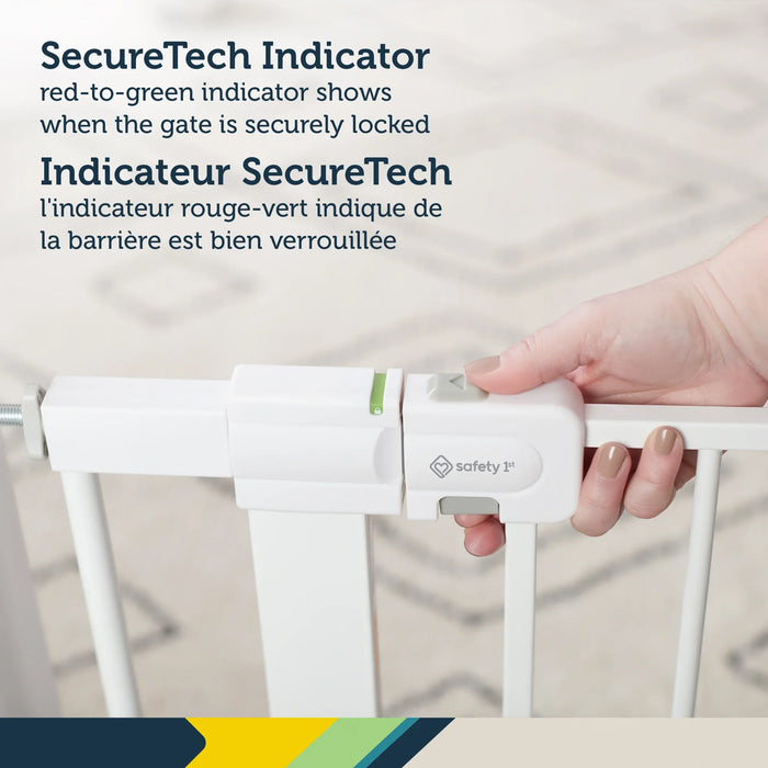 Safety 1st® - Safety 1st® Easy Install Walk-Through Metal Baby Gate