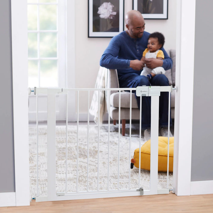 Safety 1st® - Safety 1st® Easy Install Walk-Through Metal Baby Gate
