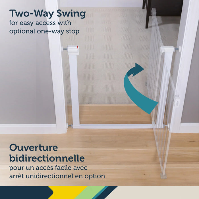 Safety 1st® - Safety 1st® Easy Install Walk-Through Metal Baby Gate