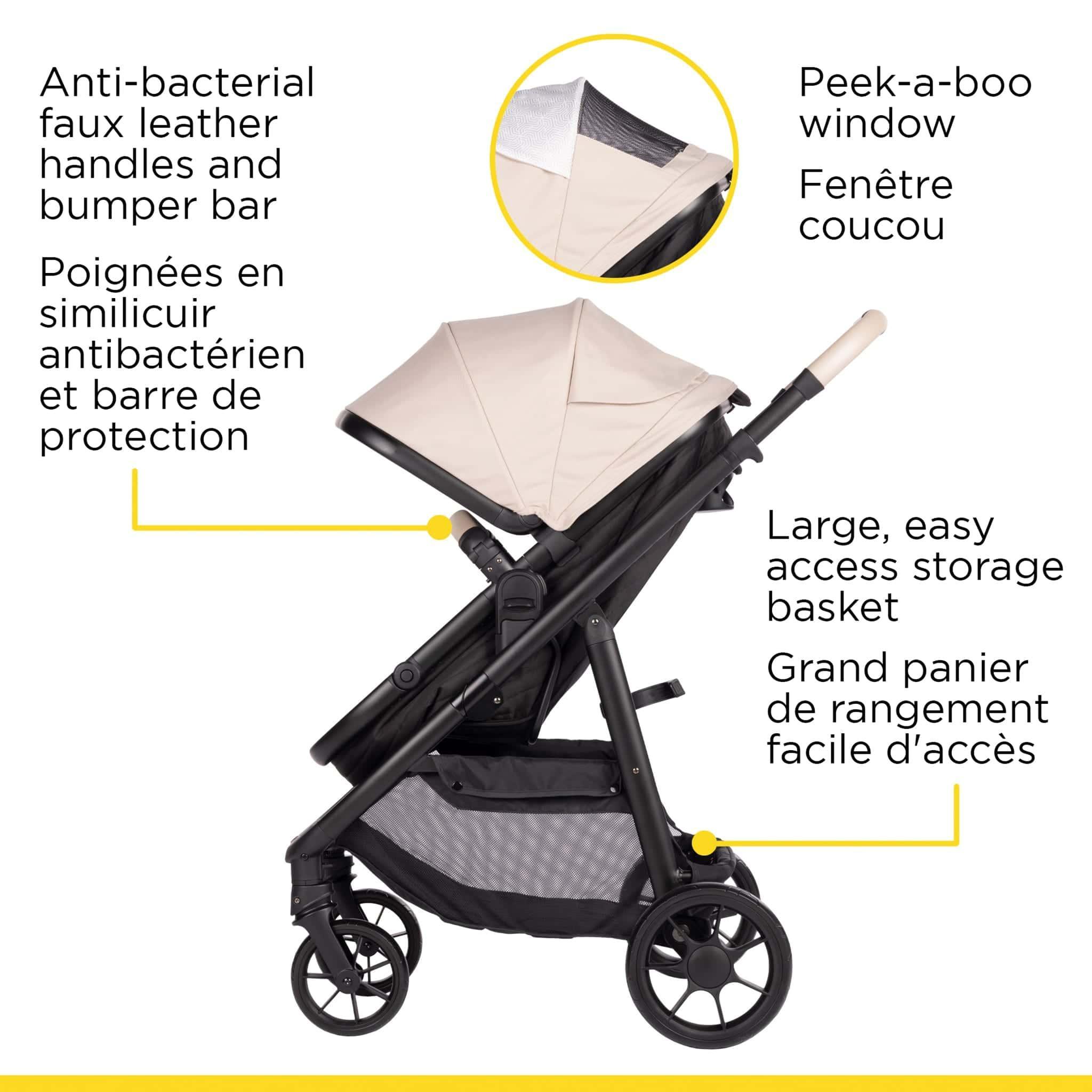 Safety 1st® - Safety 1st Raya 6-in-1 Travel System (with Onboard FLX Infant Car Seat)